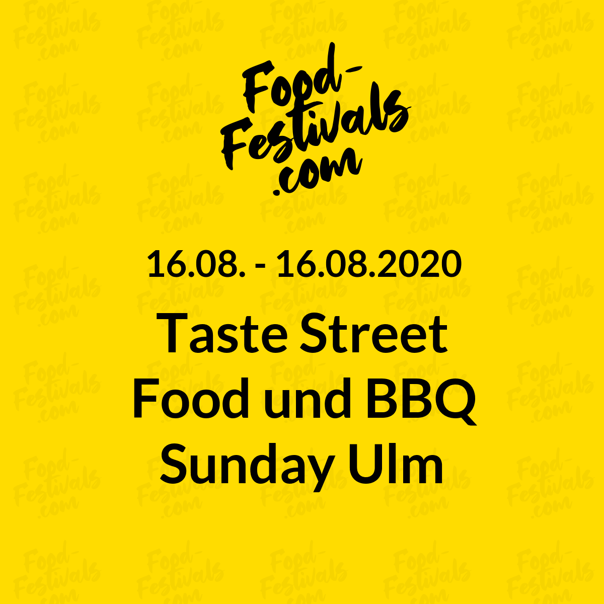 Taste Street Food und BBQ Sunday Ulm