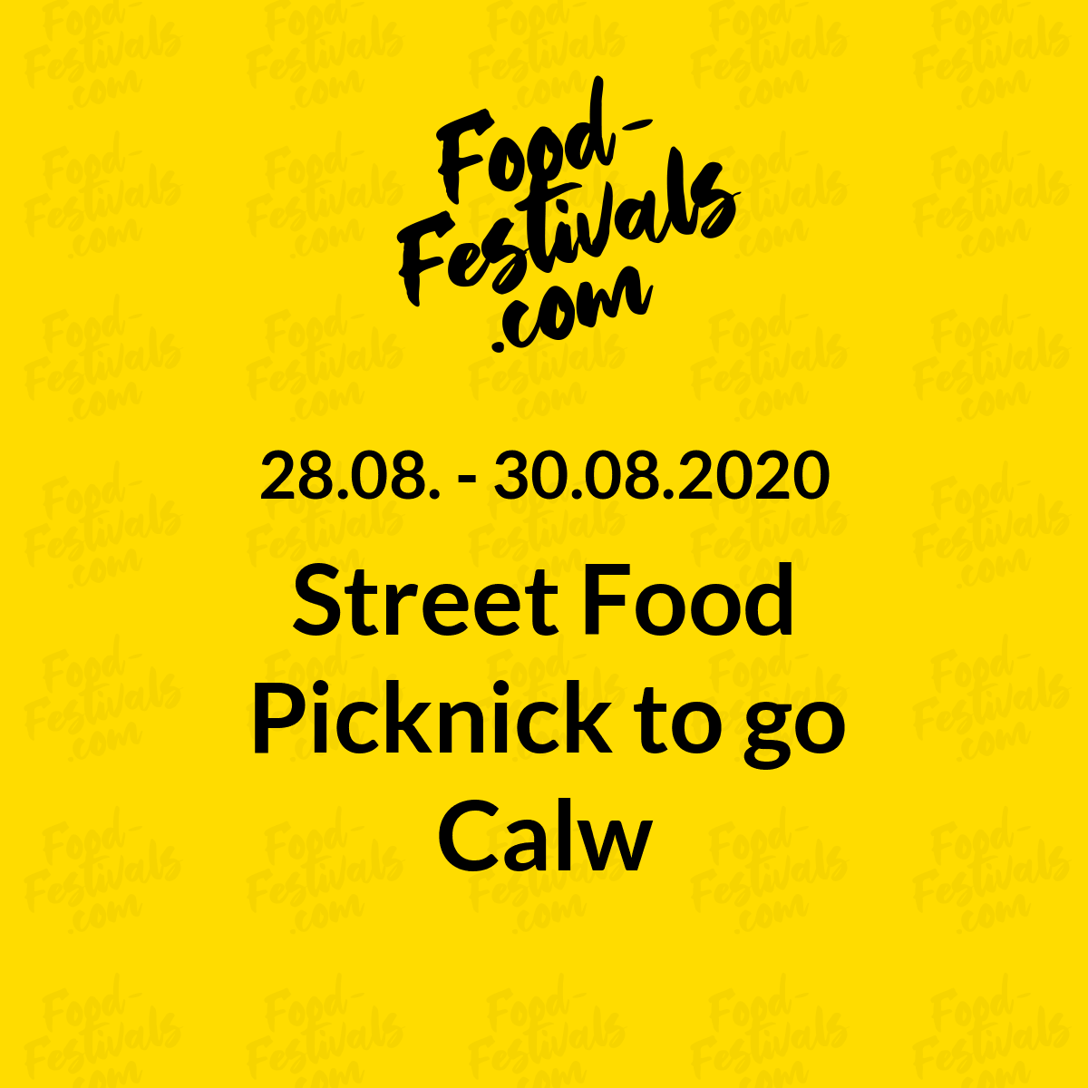 Street Food Picknick to go Calw