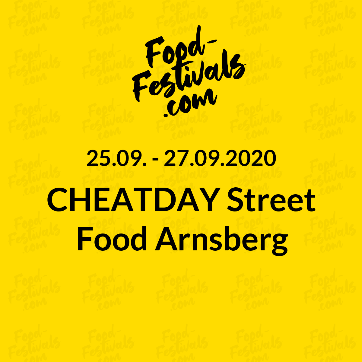 CHEATDAY Street Food Arnsberg