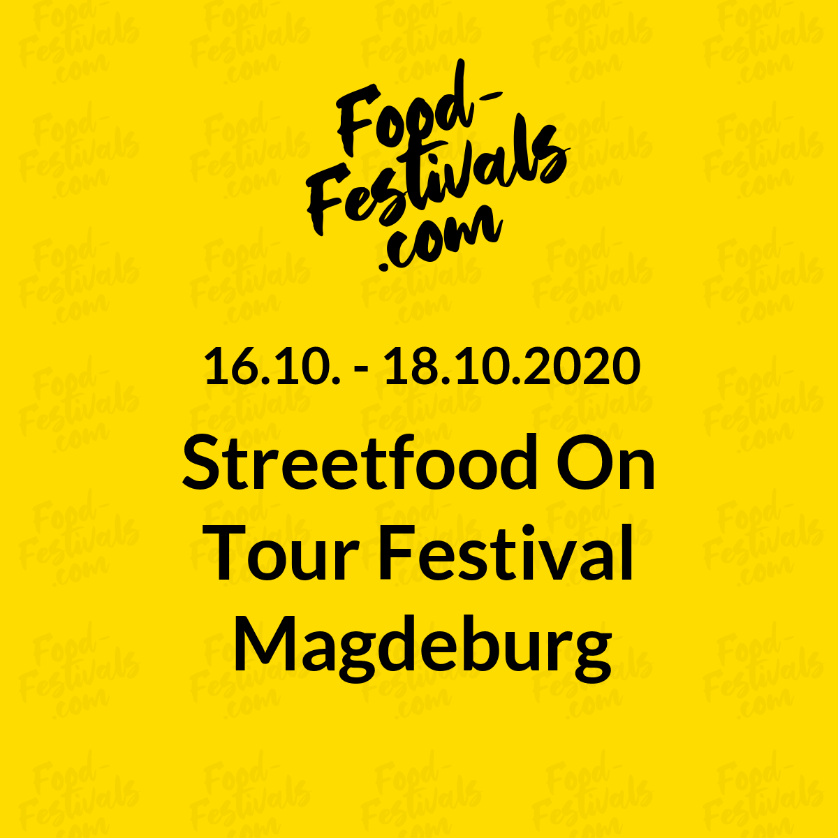 Streetfood On Tour Festival Magdeburg