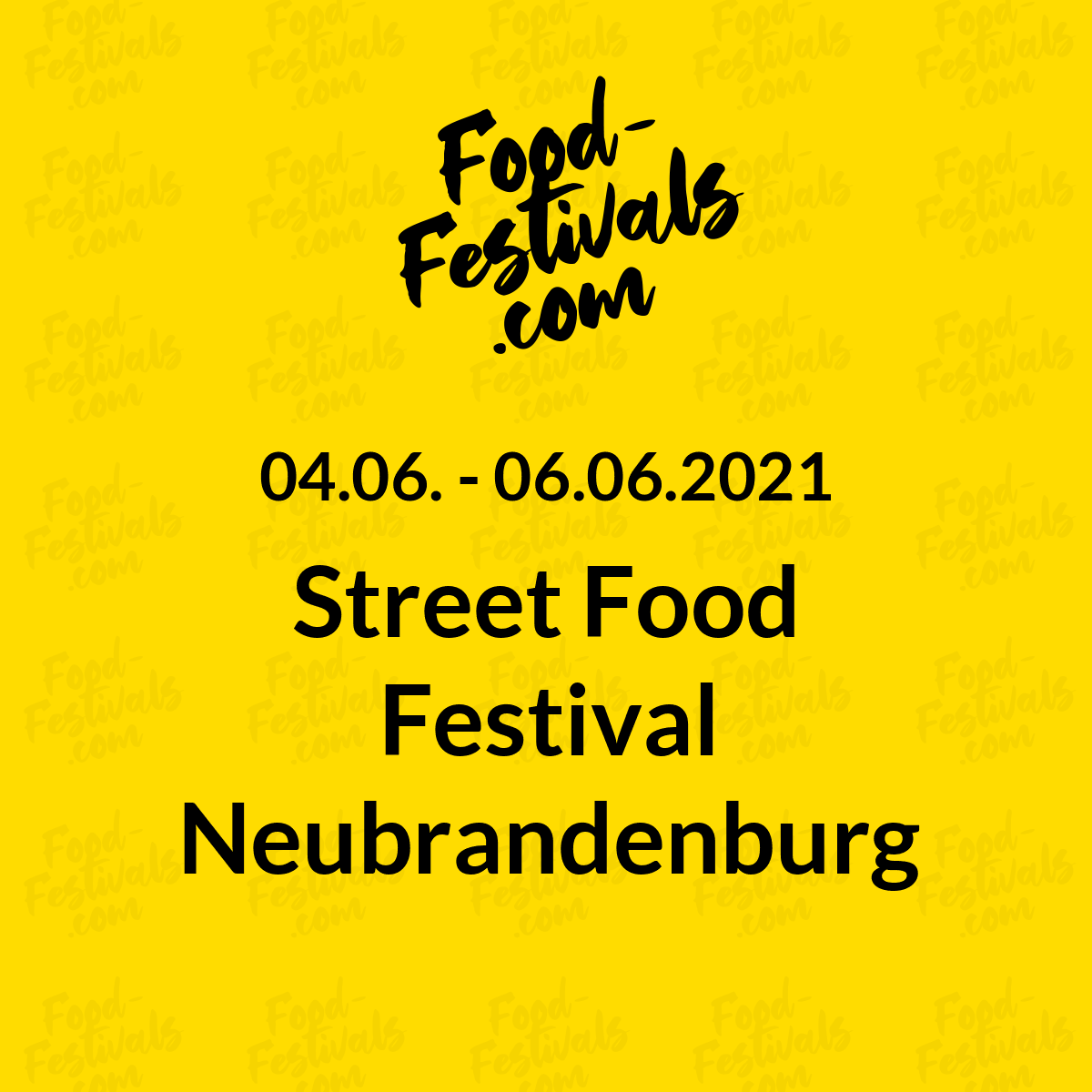 Street Food Festival Neubrandenburg
