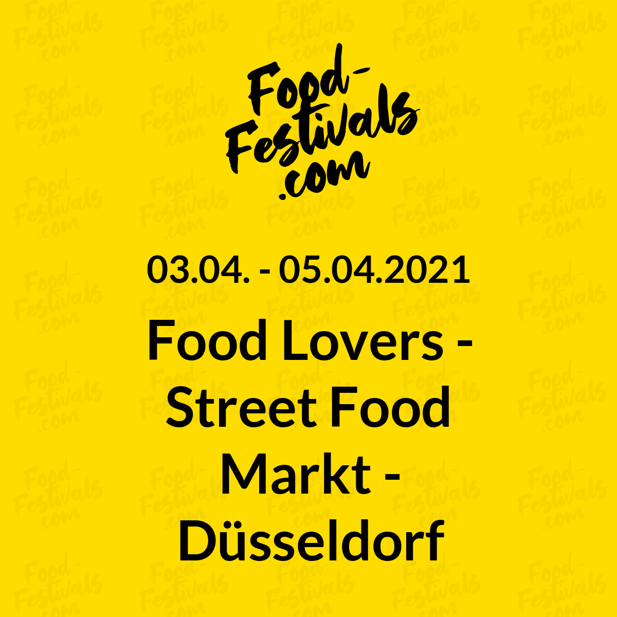 Food Lovers - Street Food Markt - Düsseldorf