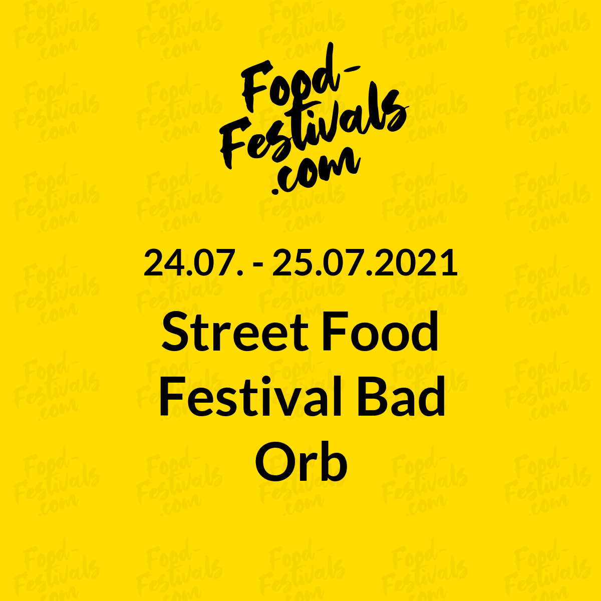 Street Food Festival Bad Orb