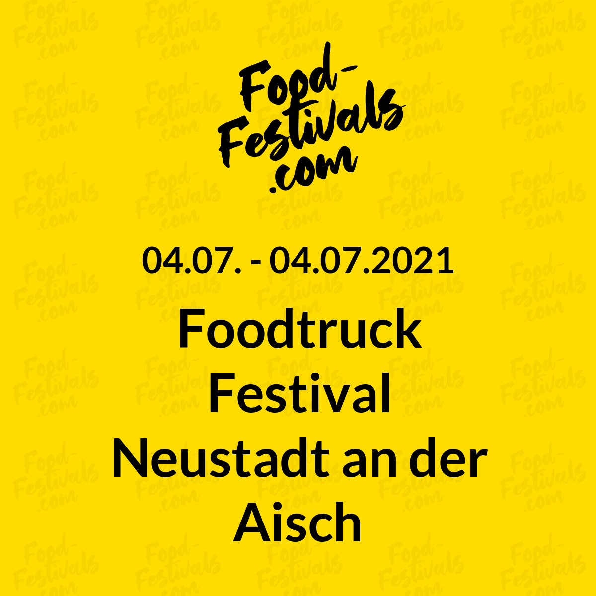 Foodtruck Festival Neustadt an der Aisch