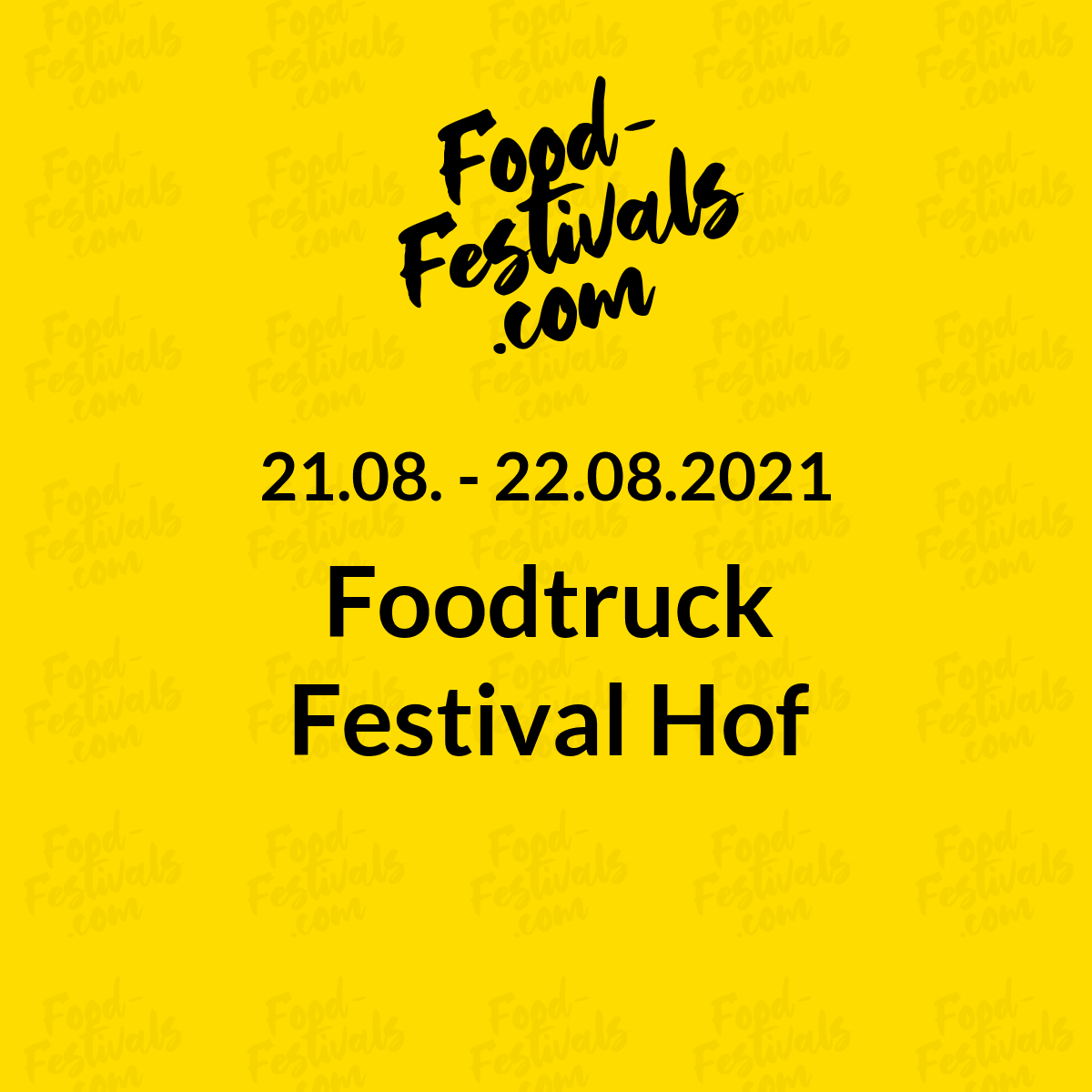 Foodtruck Festival Hof