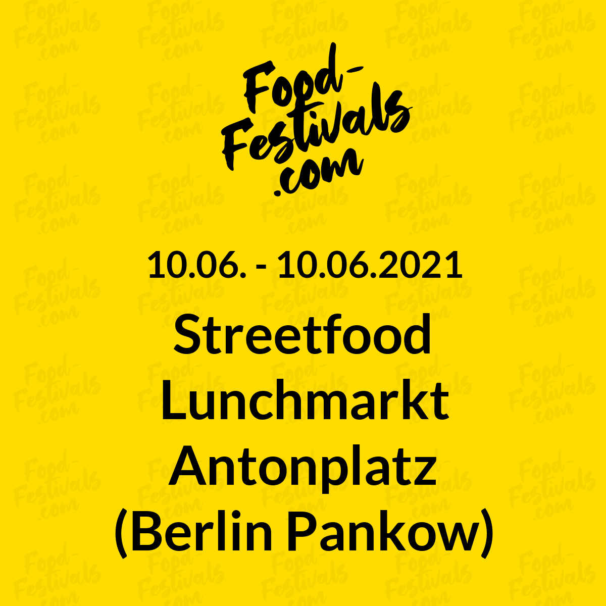 Streetfood Lunchmarkt Antonplatz (Berlin Pankow)