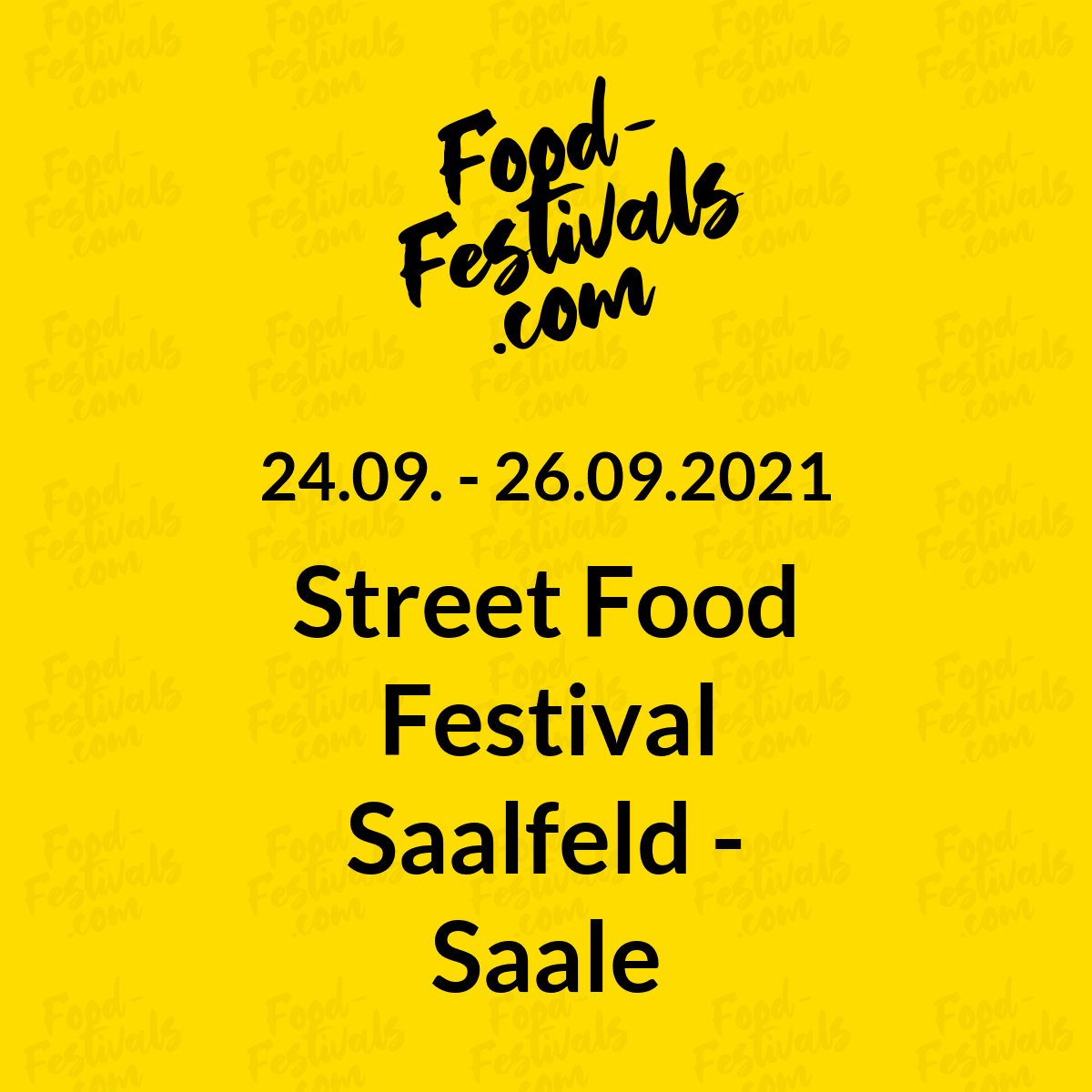 Street Food Festival Saalfeld - Saale