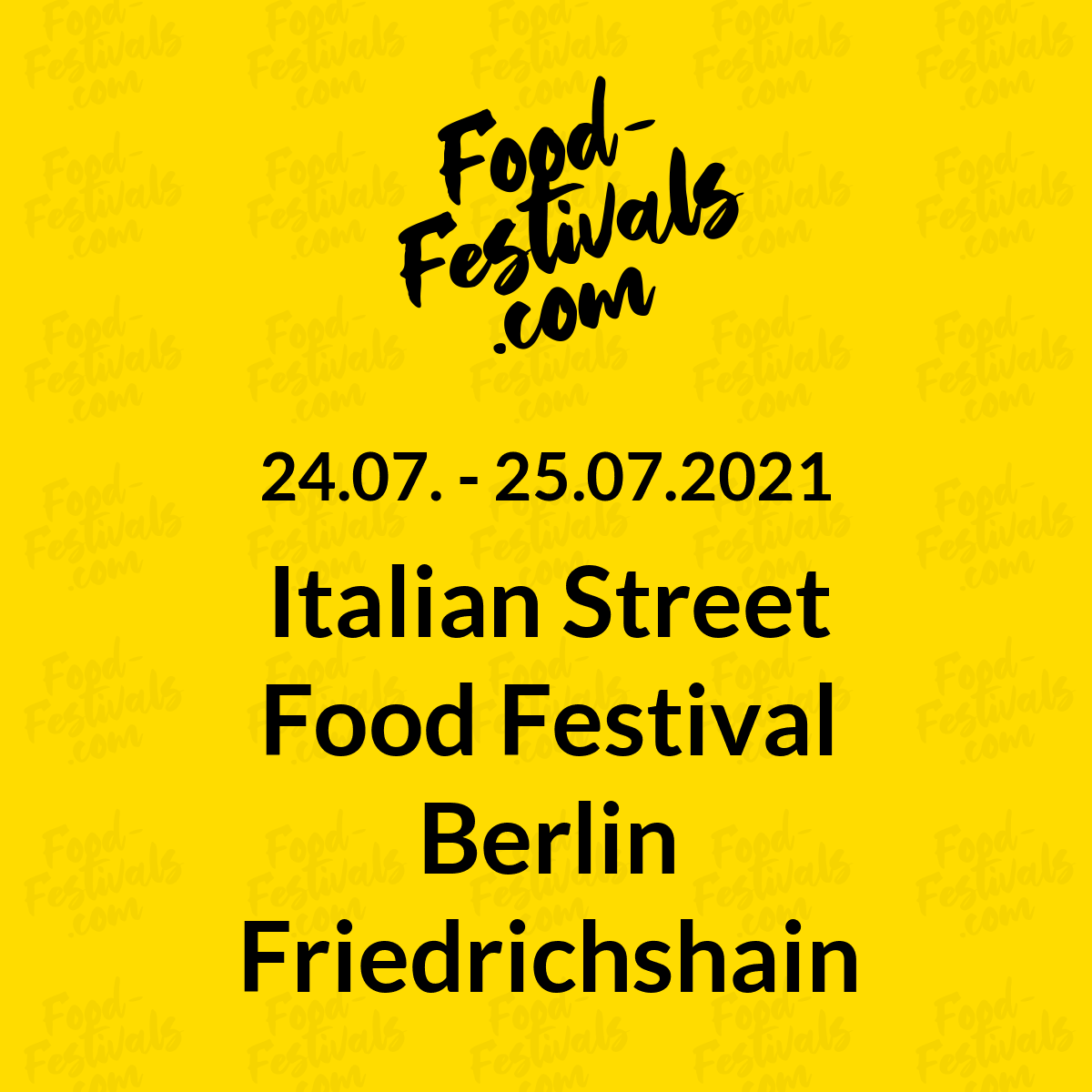 Italian Street Food Festival Berlin Friedrichshain