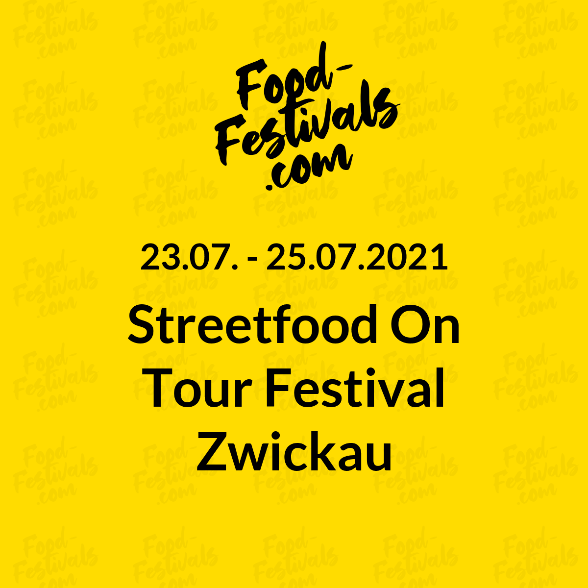 Streetfood On Tour Festival Zwickau