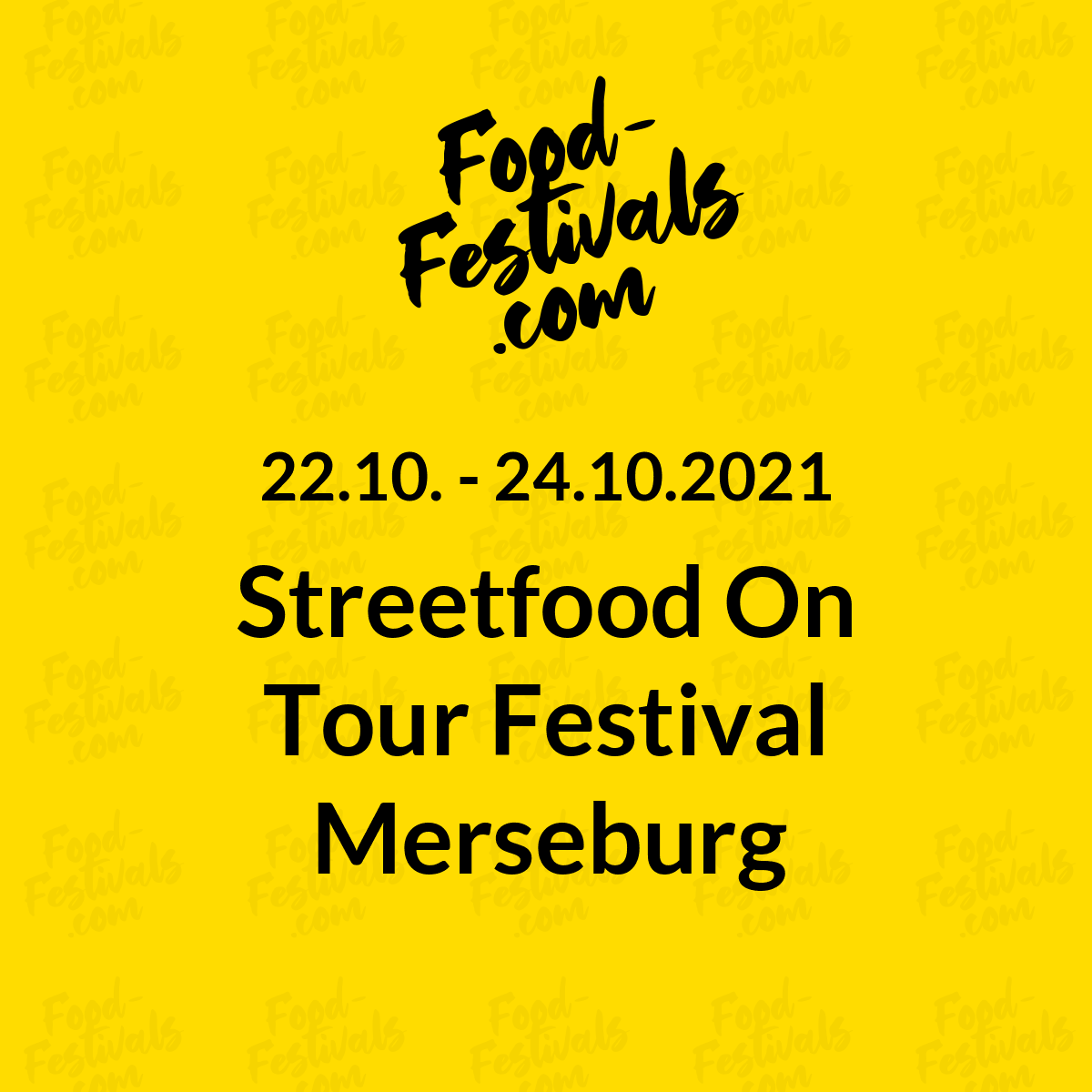Streetfood On Tour Festival Merseburg