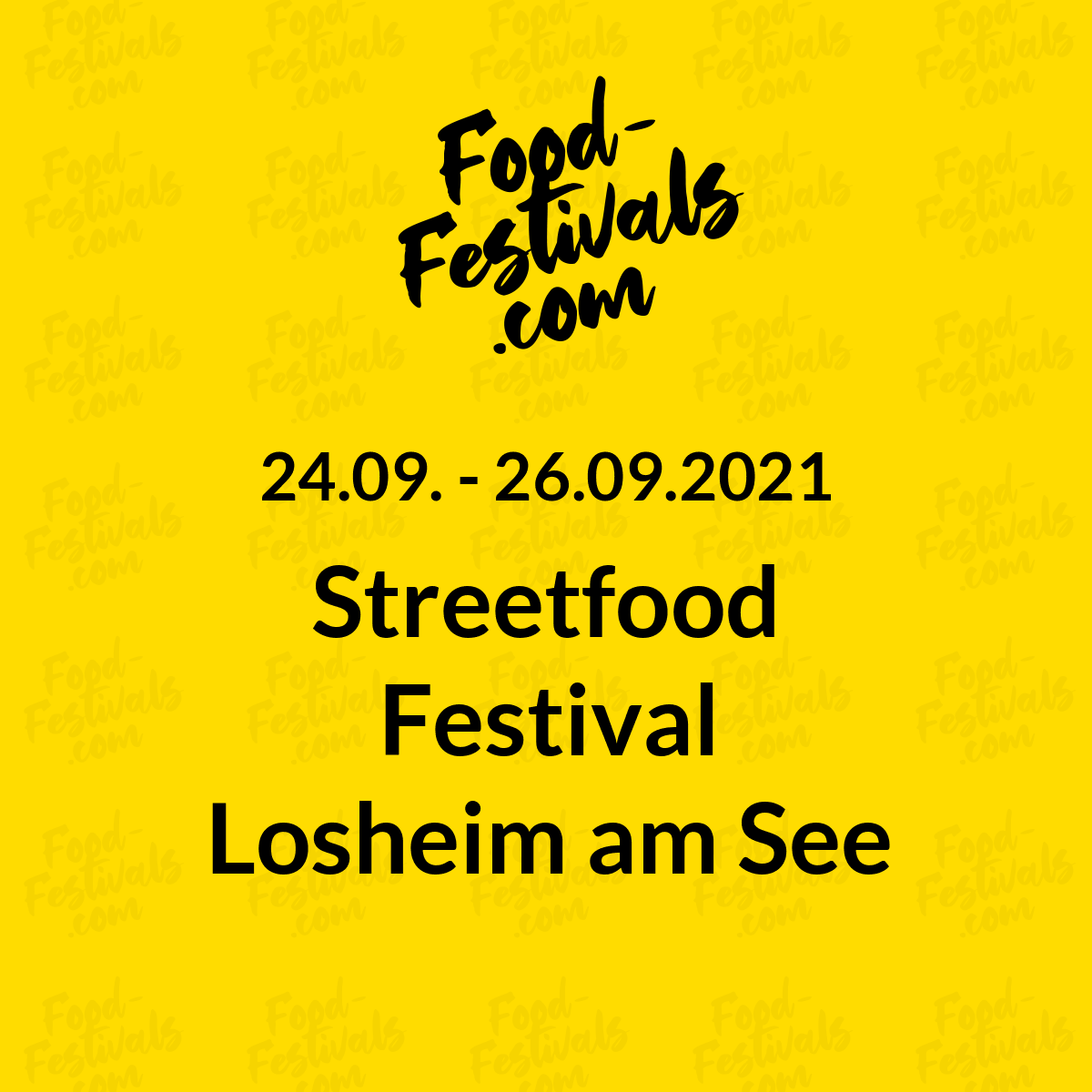 Streetfood Festival Losheim am See