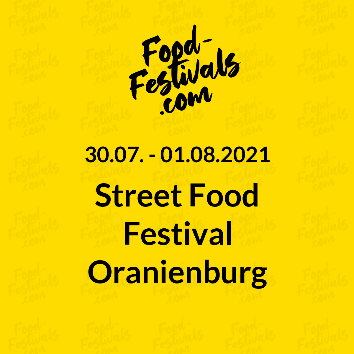 Street Food Festival Oranienburg