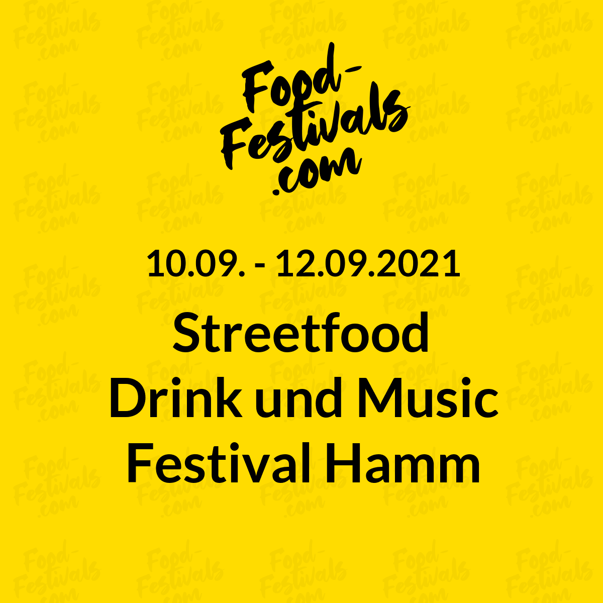 Streetfood Drink und Music Festival Hamm