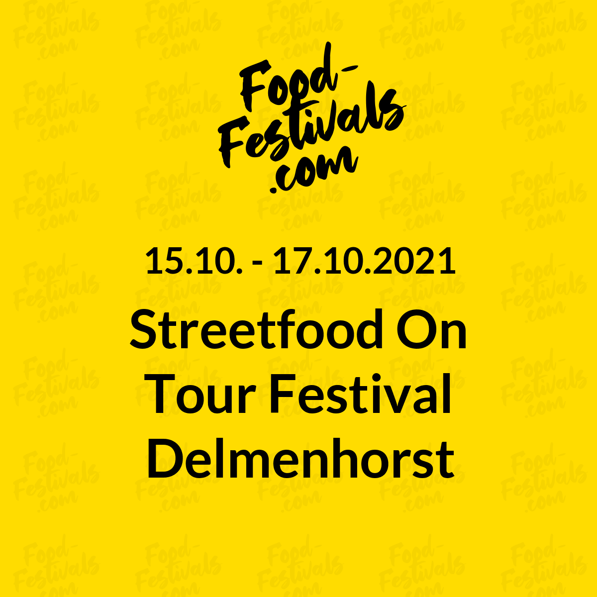 Streetfood On Tour Festival Delmenhorst