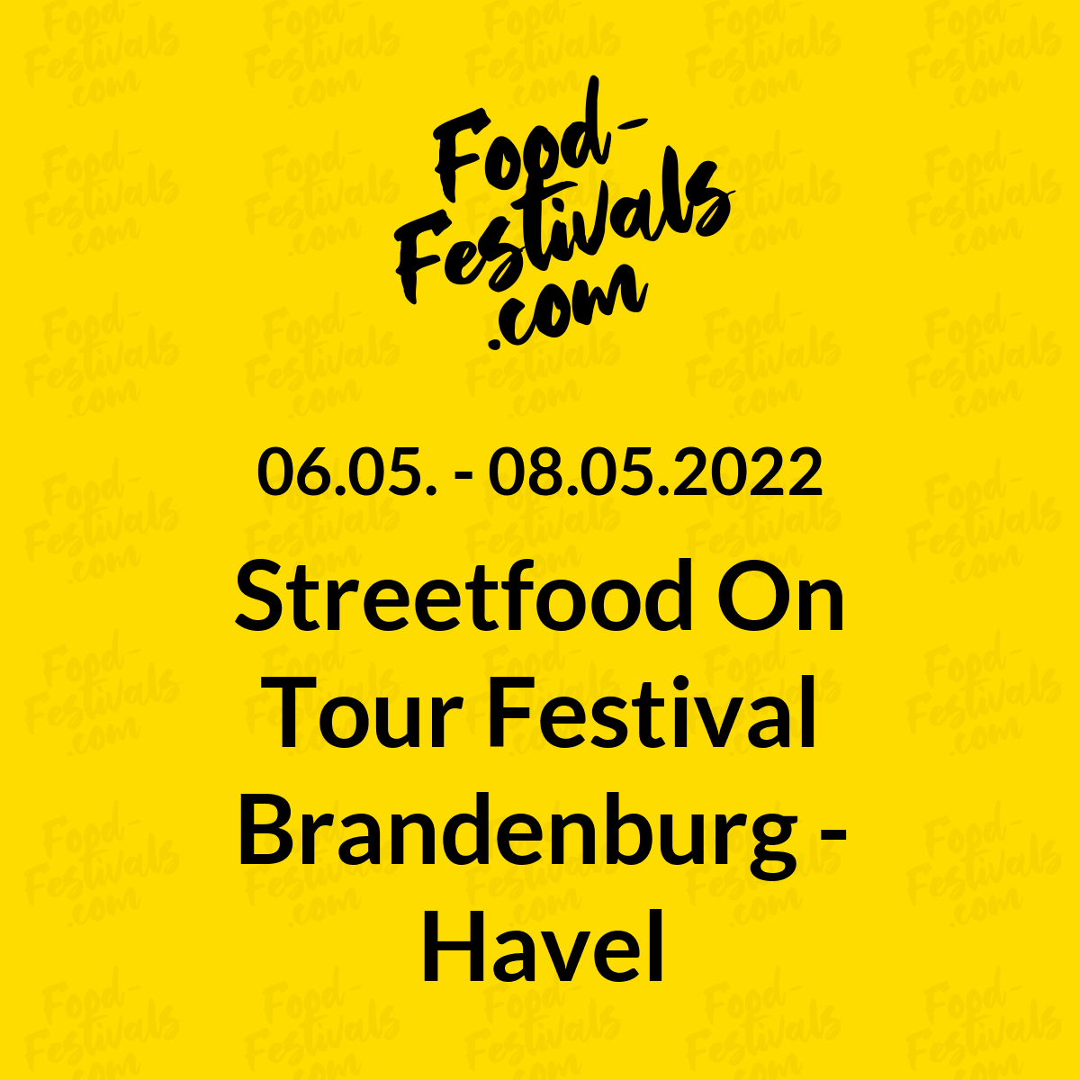 Streetfood On Tour Festival Brandenburg - Havel