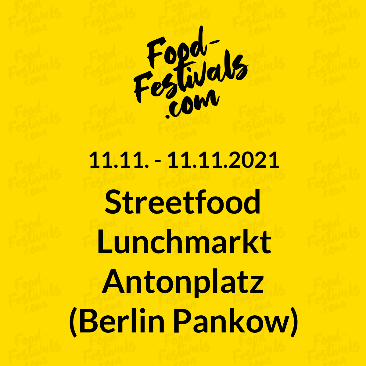 Streetfood Lunchmarkt Antonplatz (Berlin Pankow)