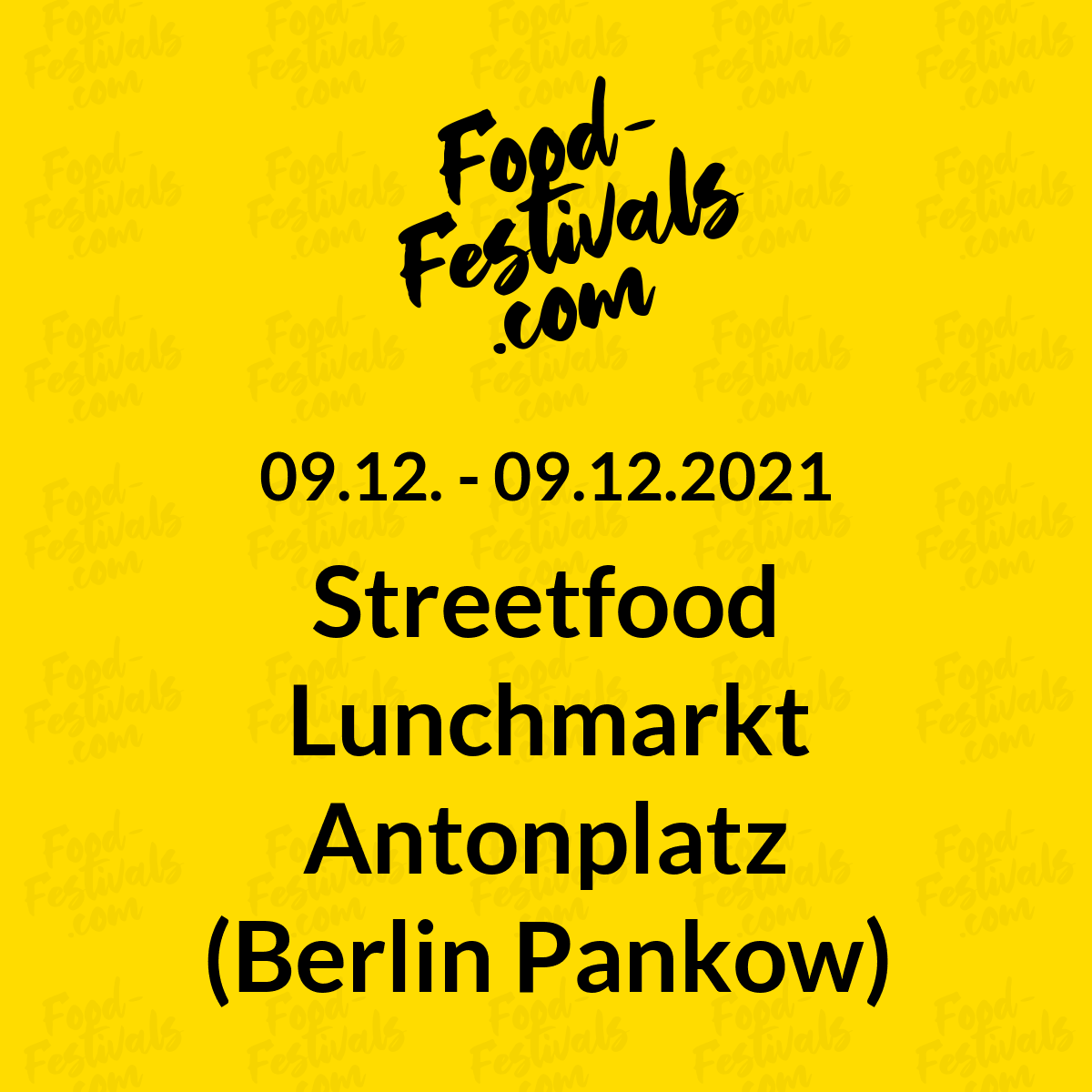 Streetfood Lunchmarkt Antonplatz (Berlin Pankow)