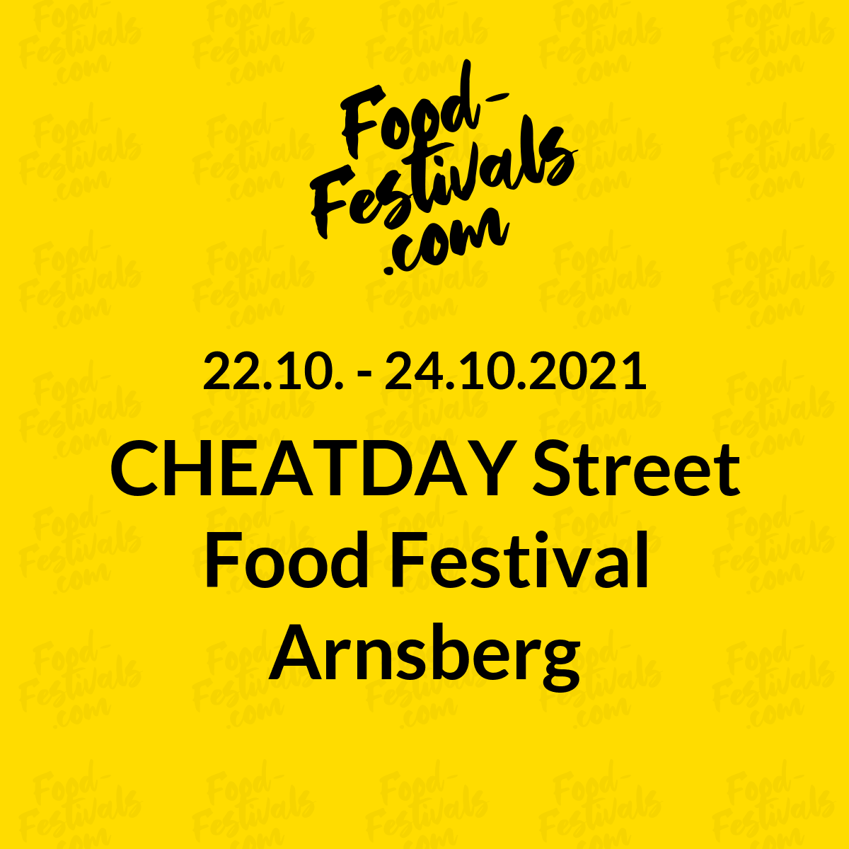 CHEATDAY Street Food Festival Arnsberg
