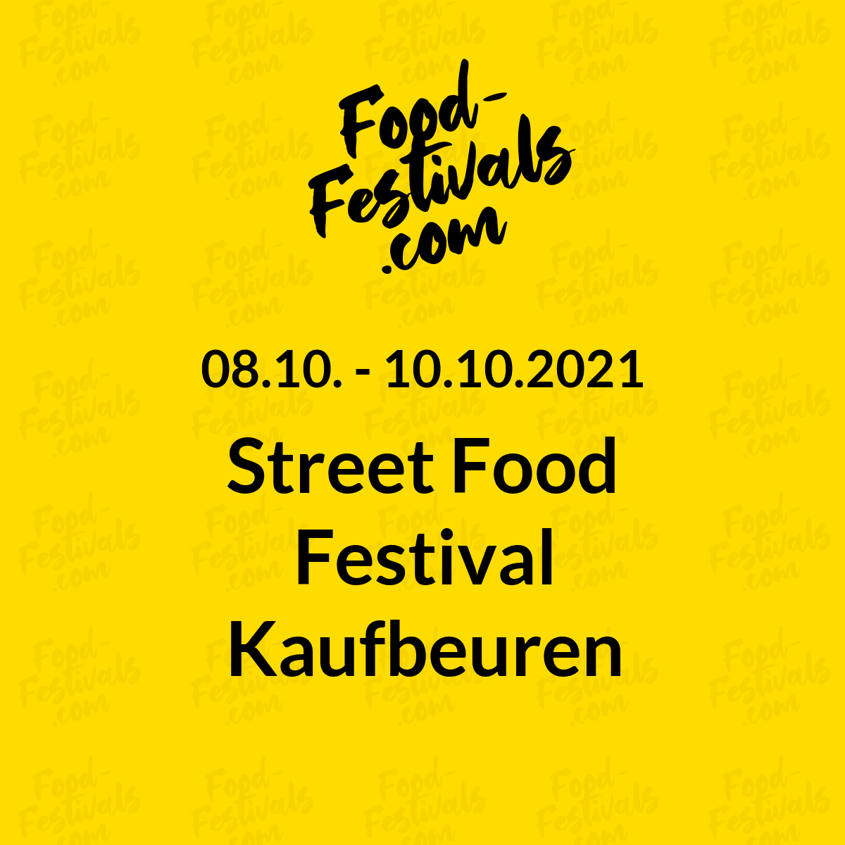 Street Food Festival Kaufbeuren