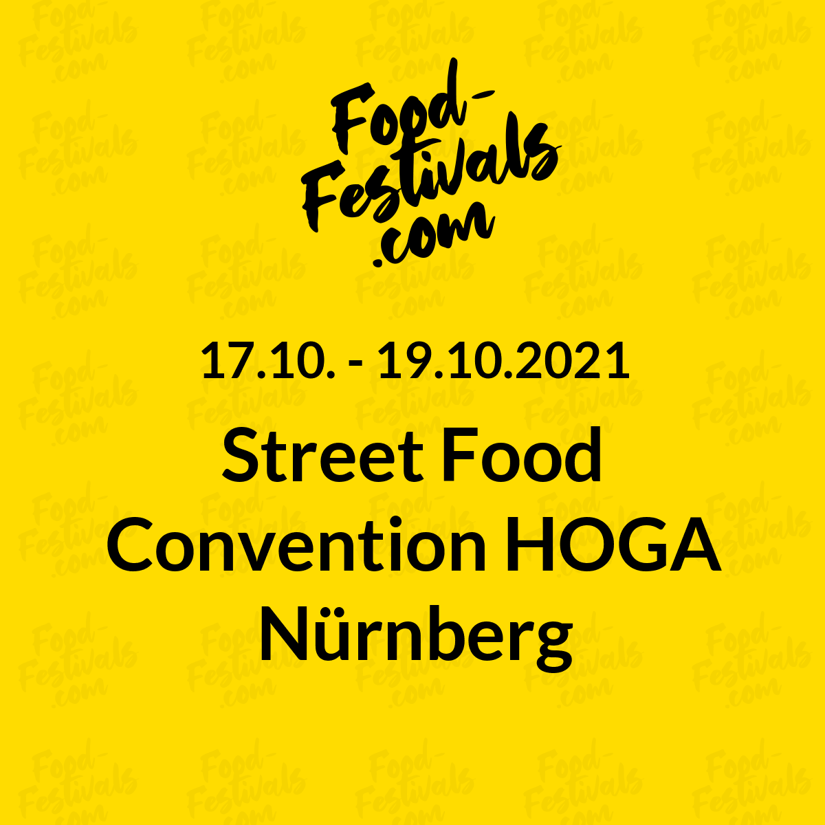 Street Food Convention HOGA Nürnberg