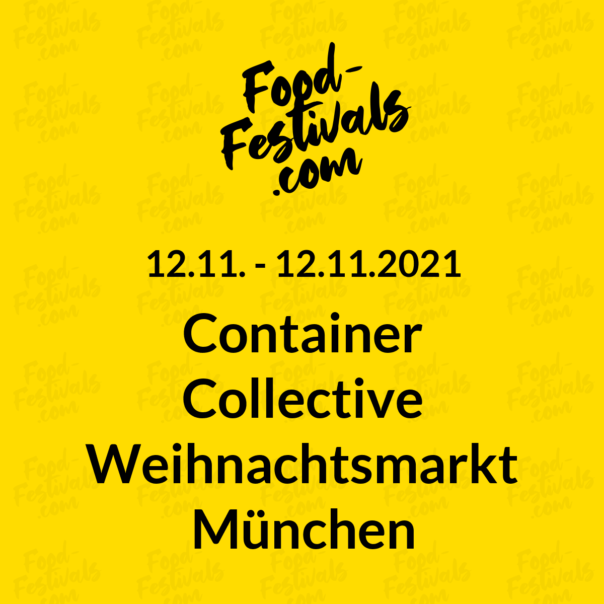 Container Collective Weihnachtsmarkt München
