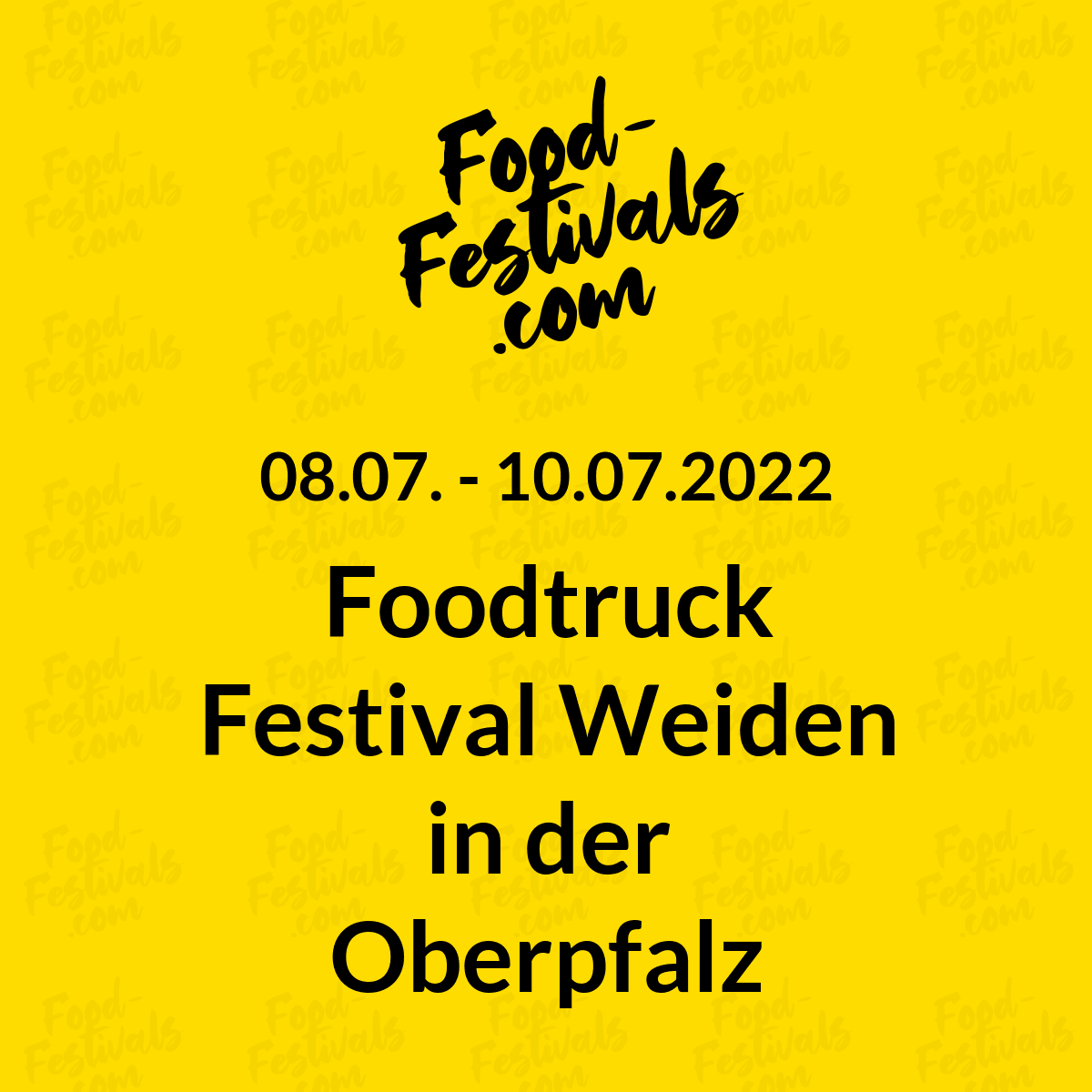 Foodtruck Festival Weiden in der Oberpfalz