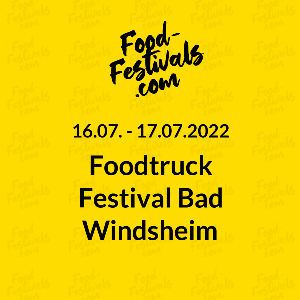 Foodtruck Festival Bad Windsheim