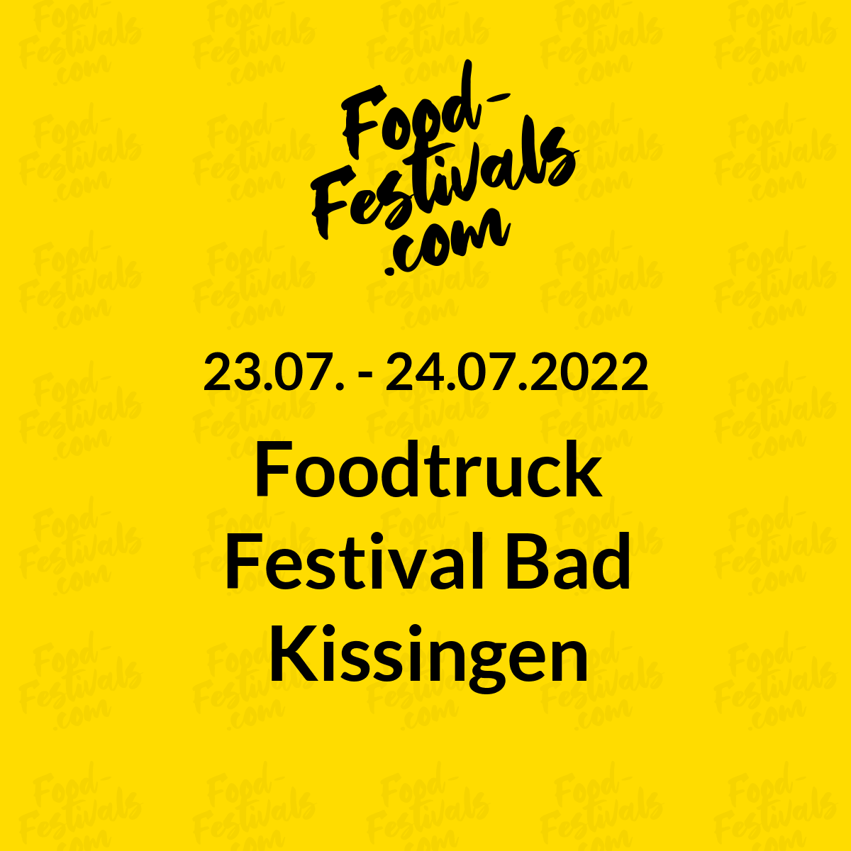 Foodtruck Festival Bad Kissingen