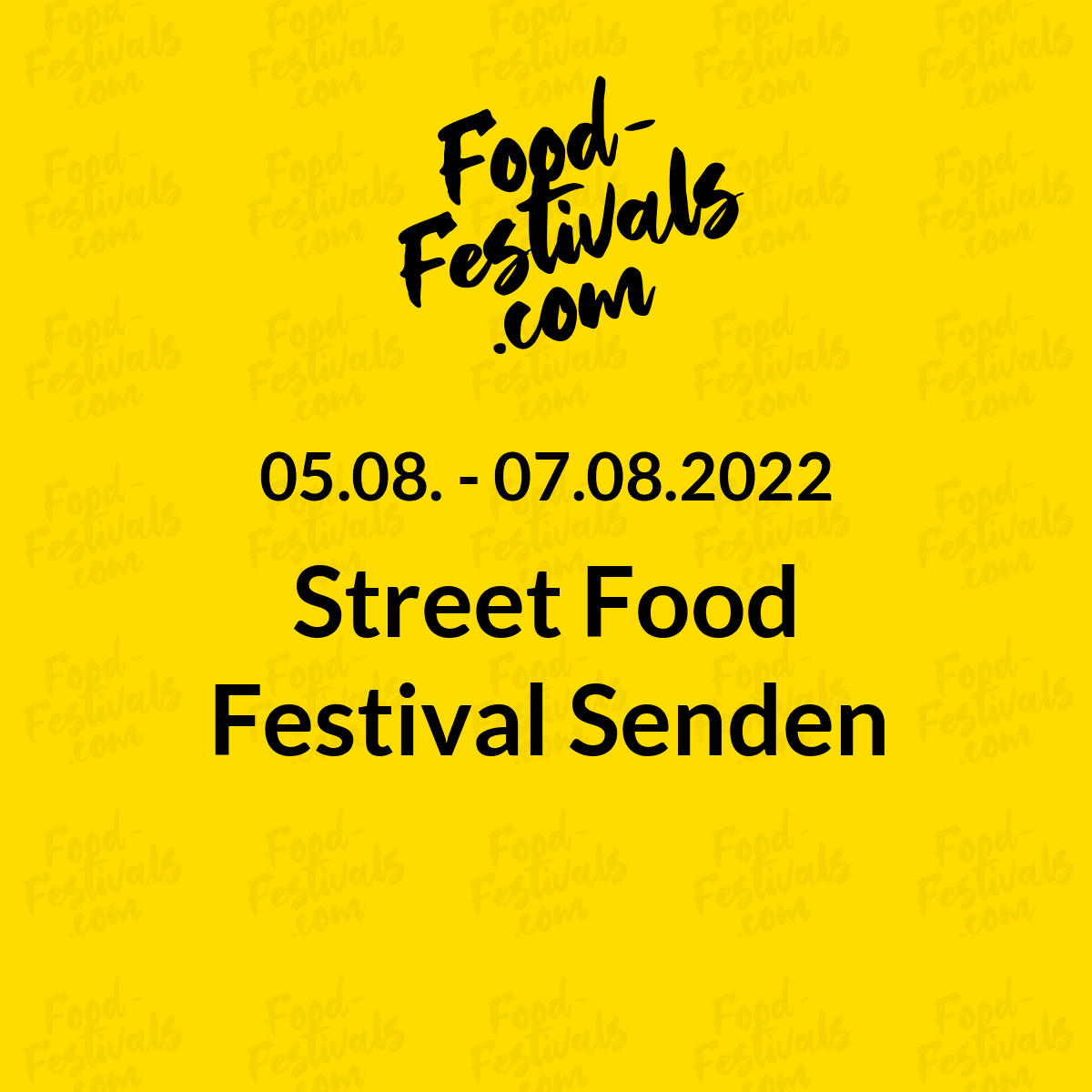Street Food Festival Senden