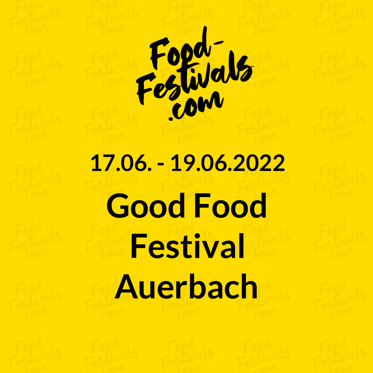 Good Food Festival Auerbach