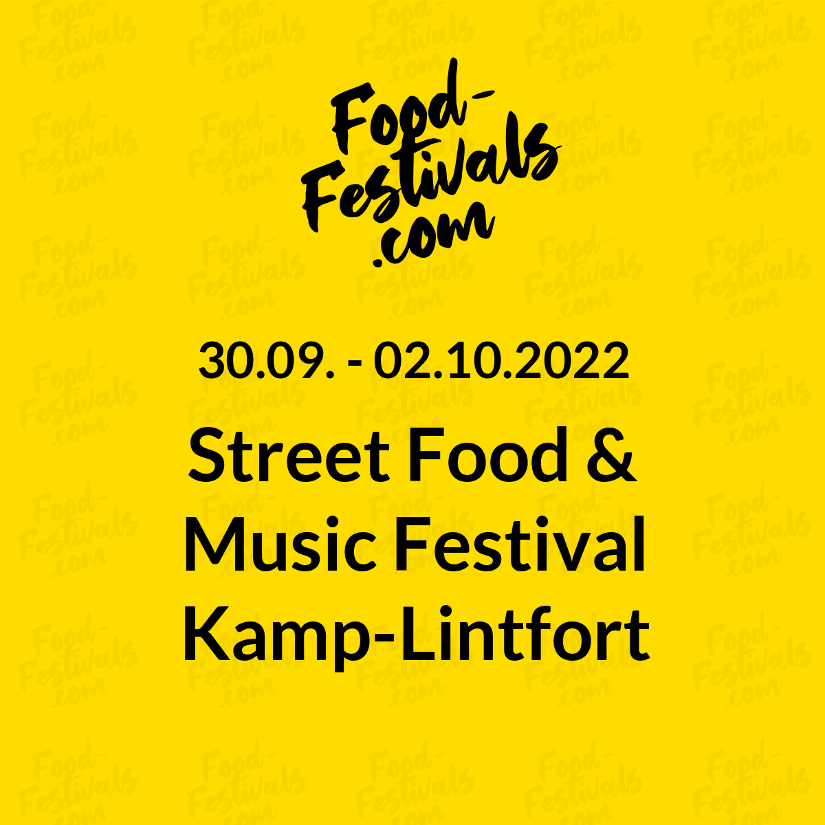 Street Food & Music Festival Kamp-Lintfort