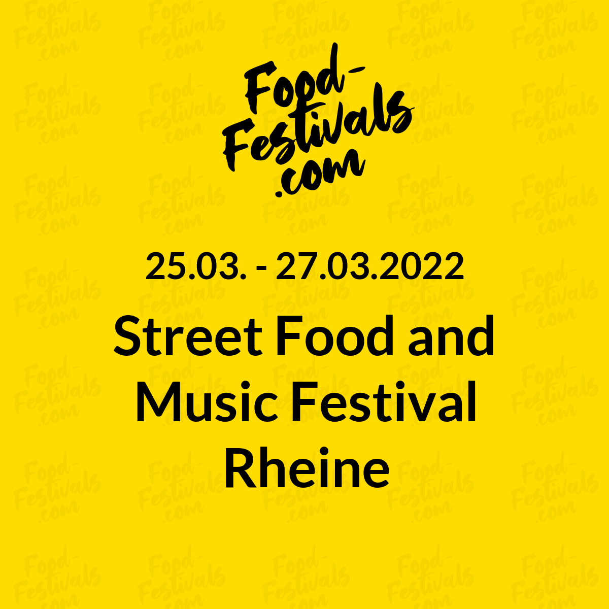 Street Food and Music Festival Rheine