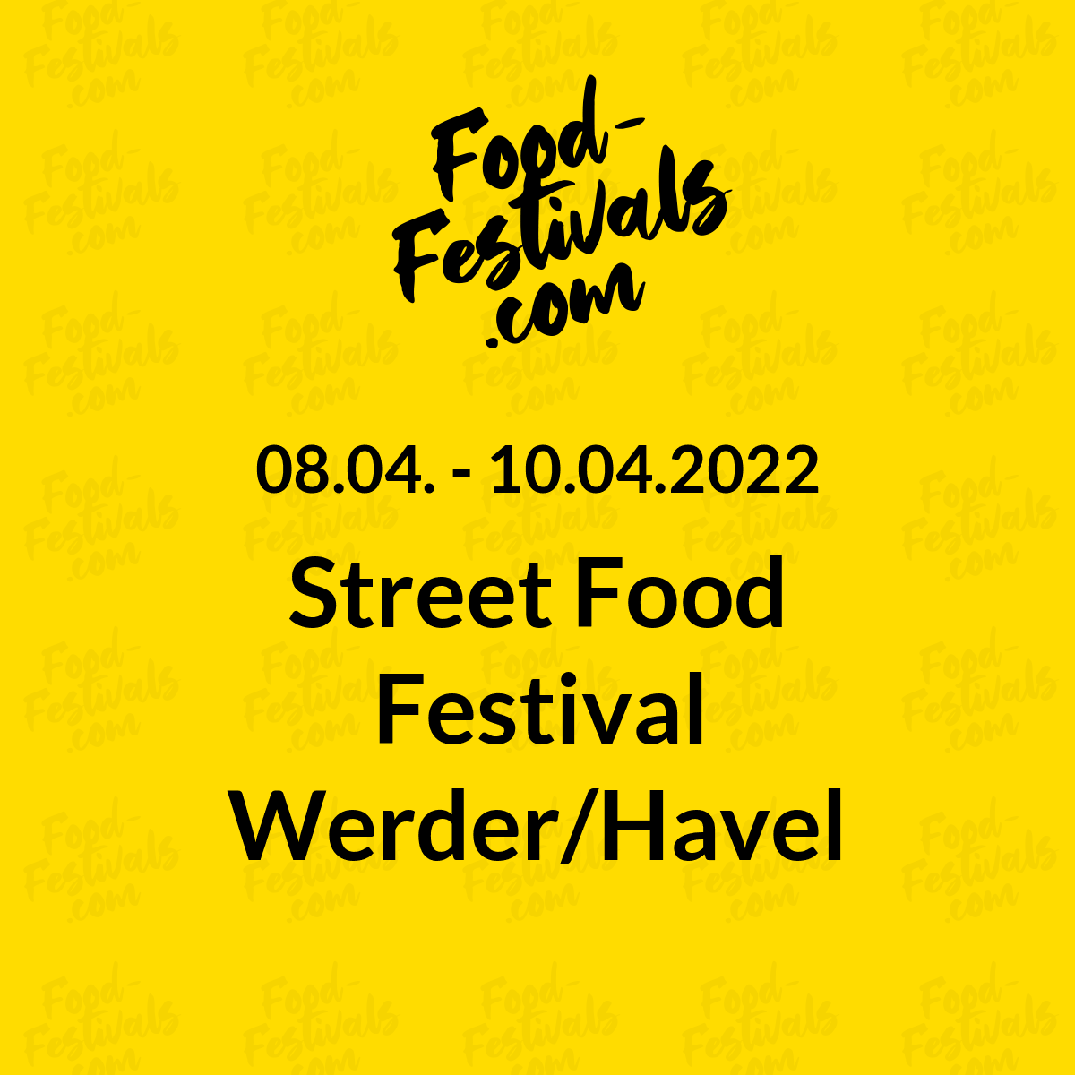Street Food Festival Werder/Havel