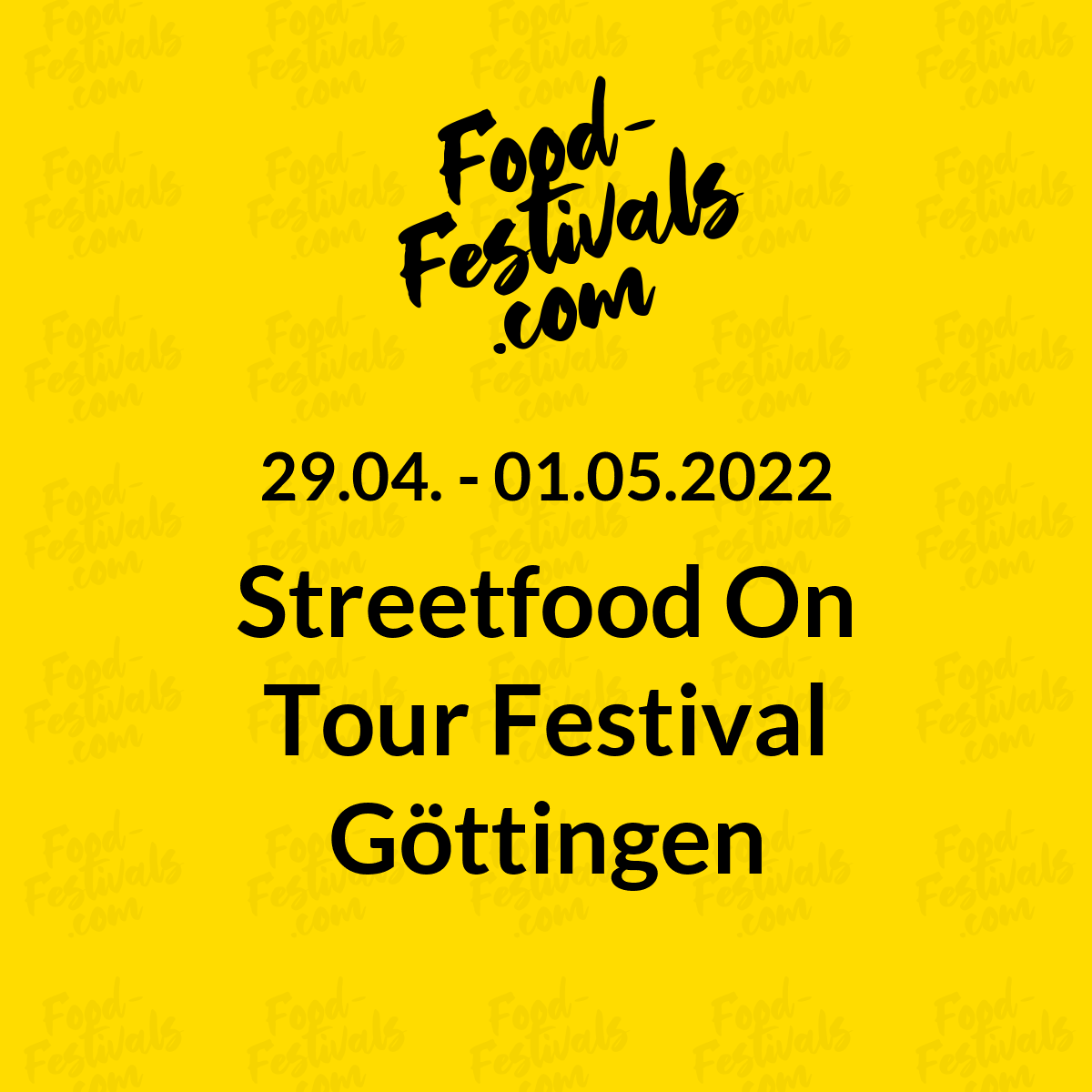 Streetfood On Tour Festival Göttingen