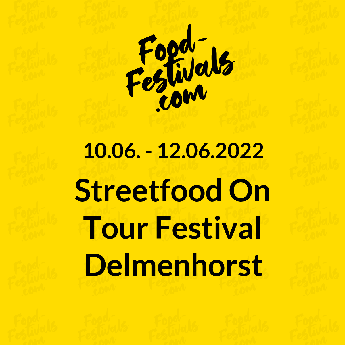 Streetfood On Tour Festival Delmenhorst