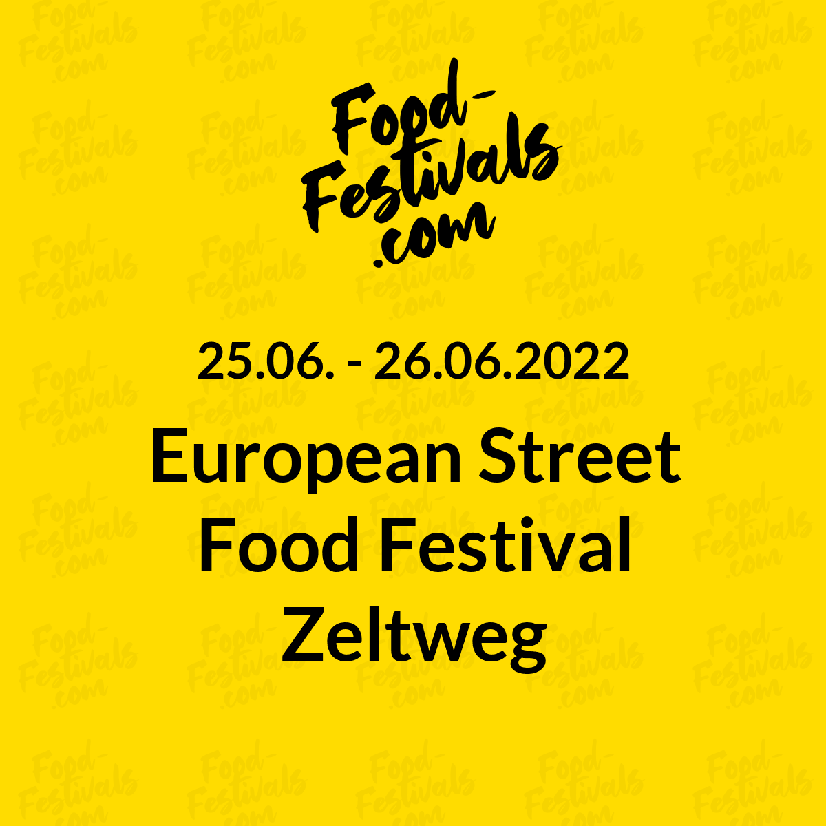 European Street Food Festival Zeltweg