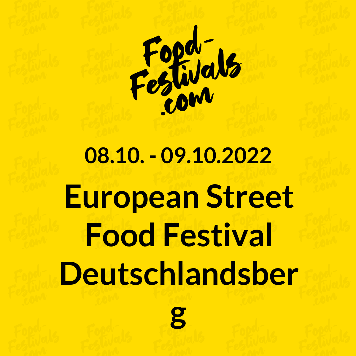 European Street Food Festival Deutschlandsberg