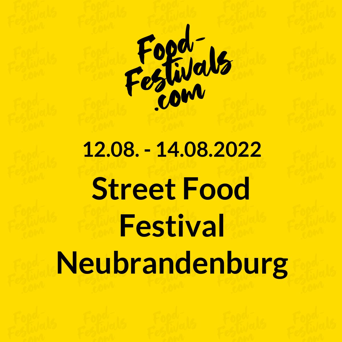 Street Food Festival Neubrandenburg