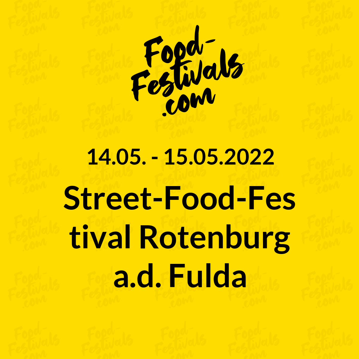 Street-Food-Festival Rotenburg a.d. Fulda