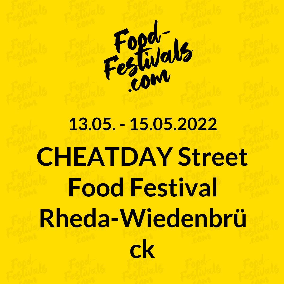 CHEATDAY Street Food Festival Rheda-Wiedenbrück
