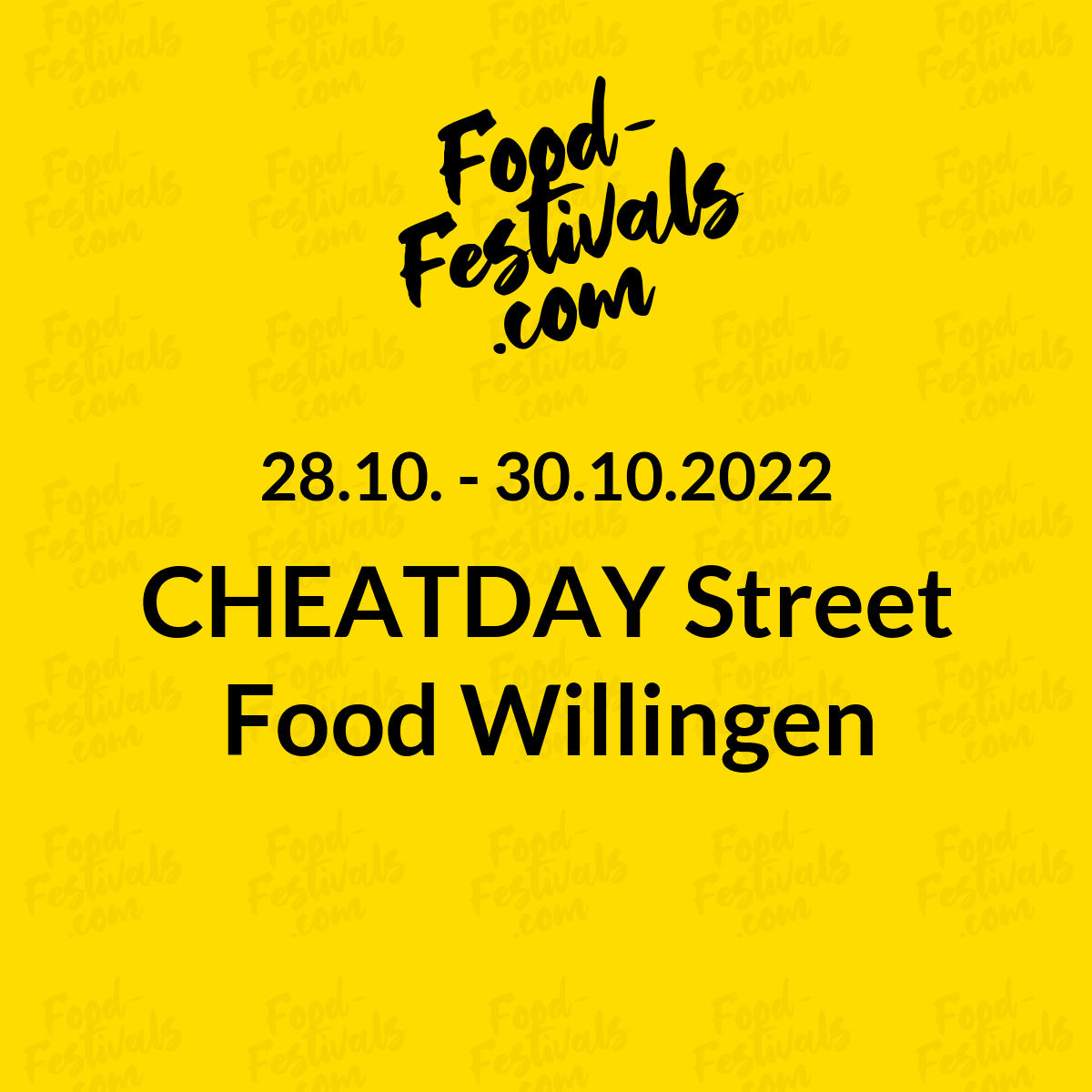 CHEATDAY Street Food Willingen