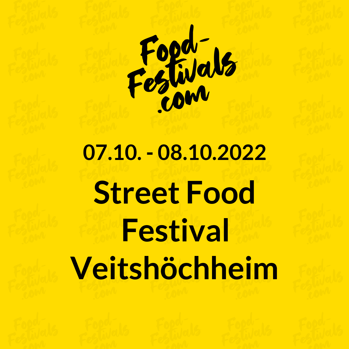 Street Food Festival Veitshöchheim