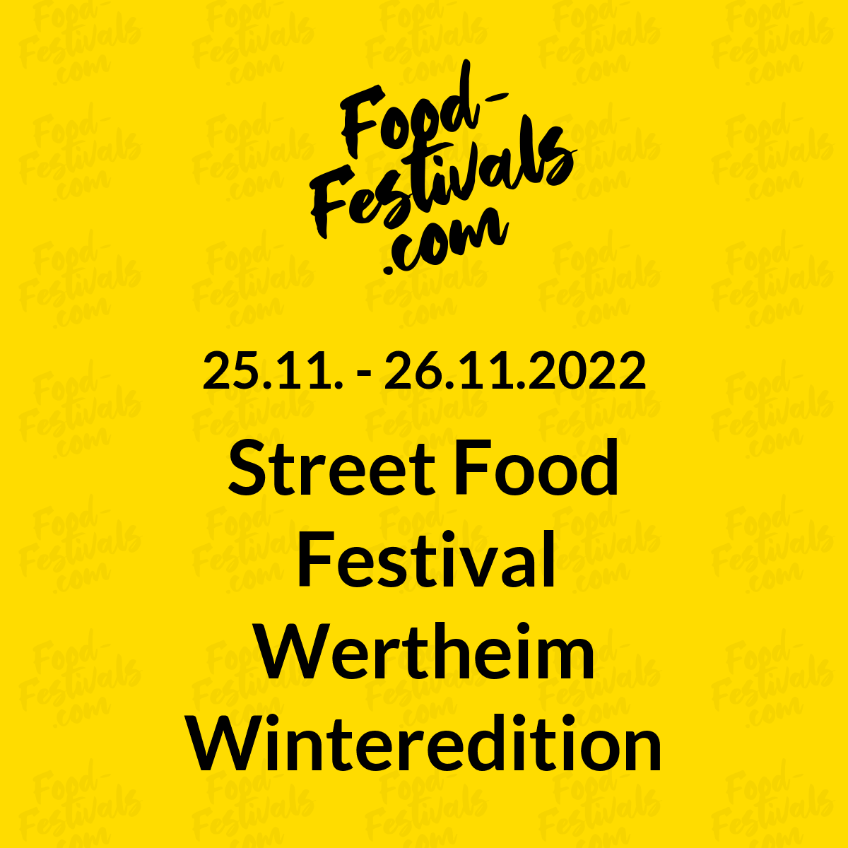 Street Food Festival Wertheim Winteredition