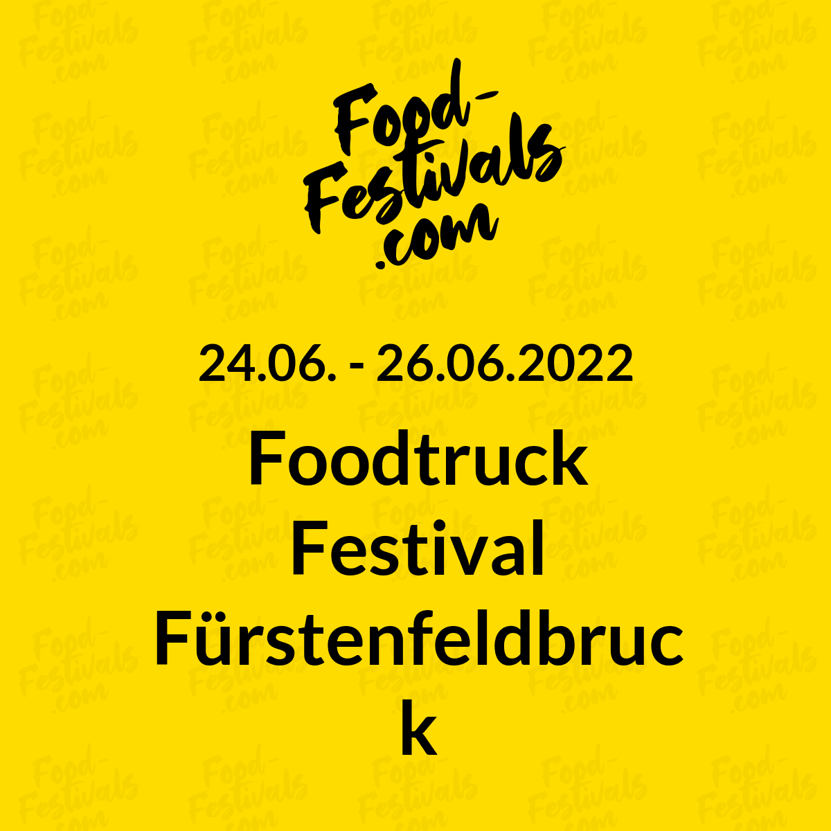 Foodtruck Festival Fürstenfeldbruck