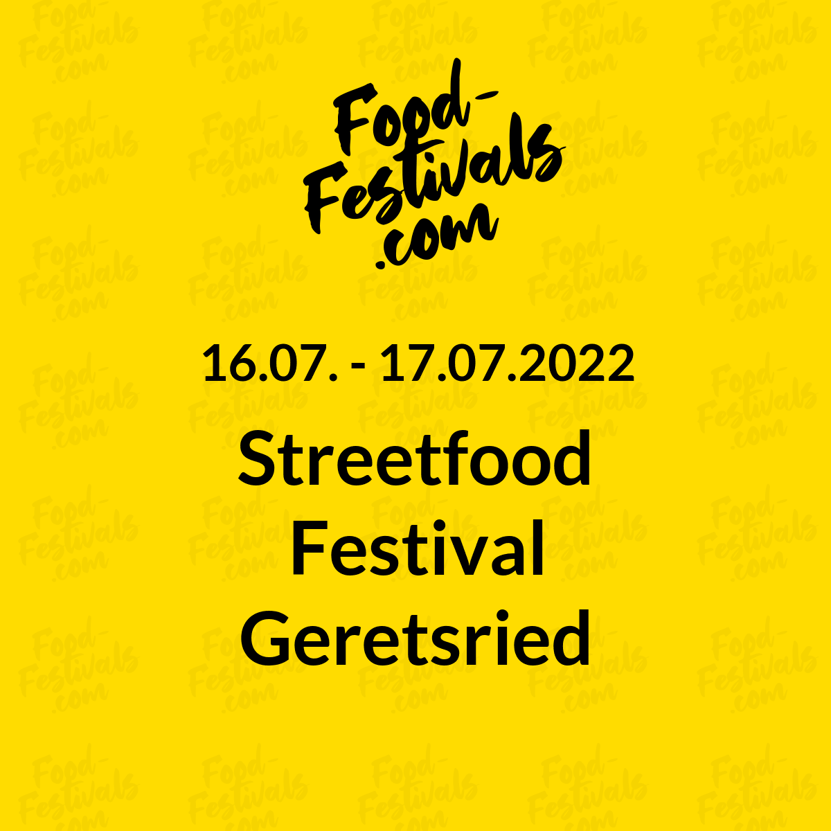 Streetfood Festival Geretsried