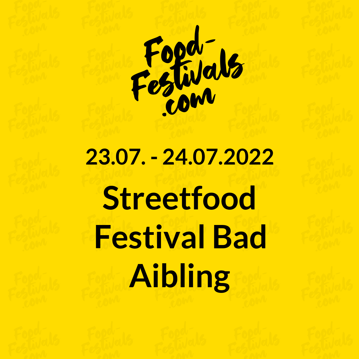 Streetfood Festival Bad Aibling