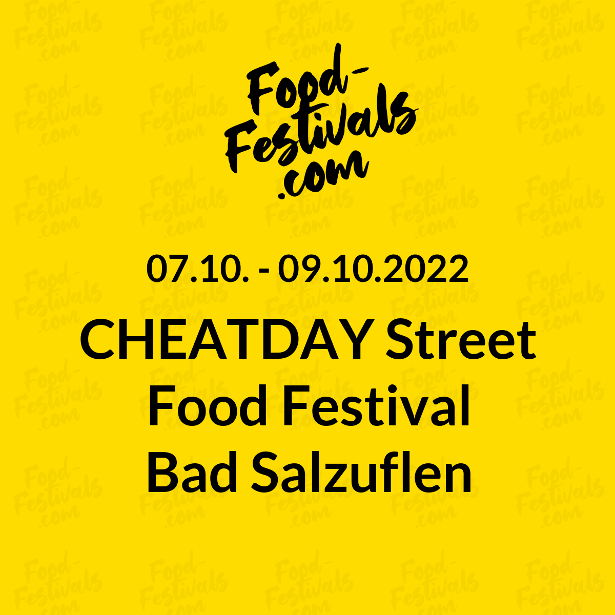 CHEATDAY Street Food Festival Bad Salzuflen