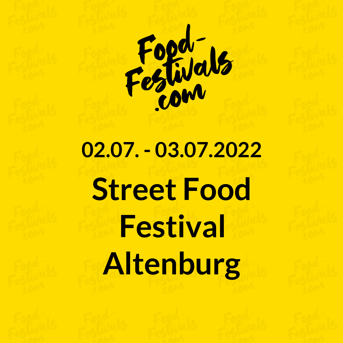 Street Food Festival Altenburg