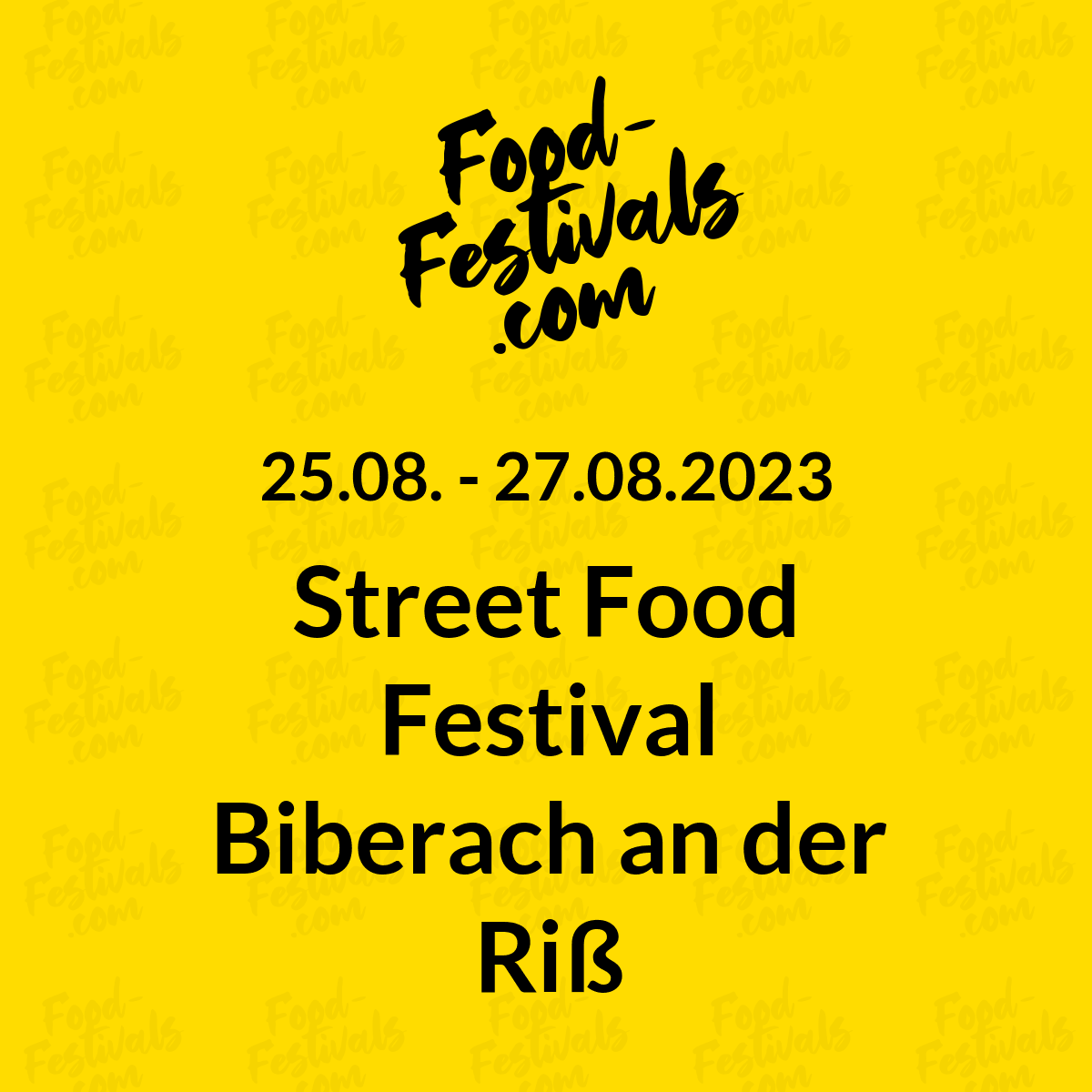Street Food Festival Biberach an der Riß