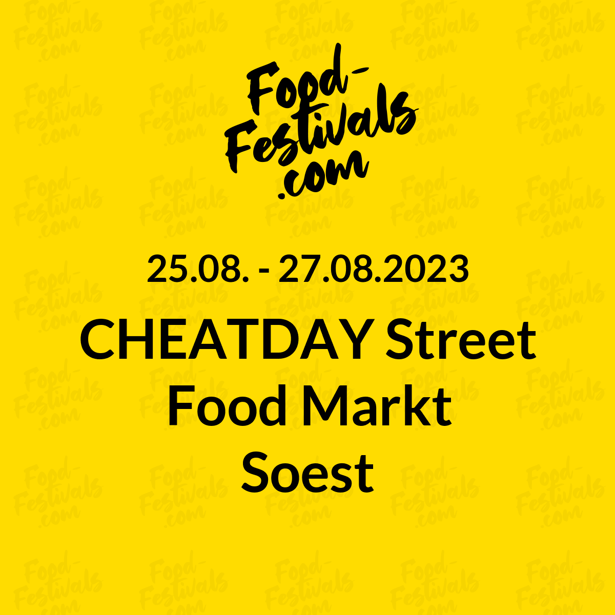 CHEATDAY Street Food Markt Soest
